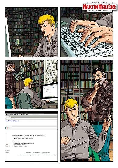 Pagina realizzata da Rosario Raho, colori di Overdrive Studio.