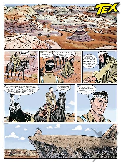 Painted Desert - Tavola in anteprima realizzata da Angelo Stano.