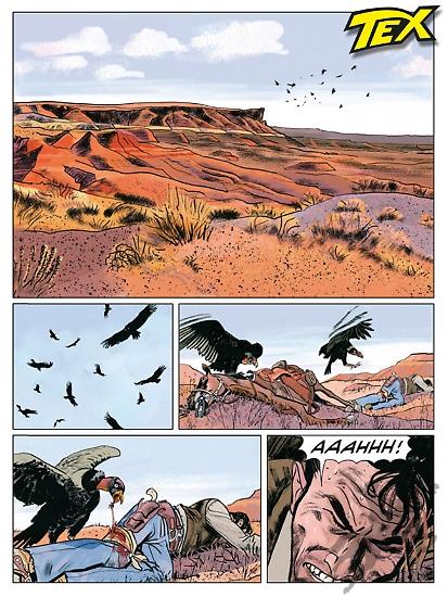 Painted Desert - Tavola in anteprima realizzata da Angelo Stano.