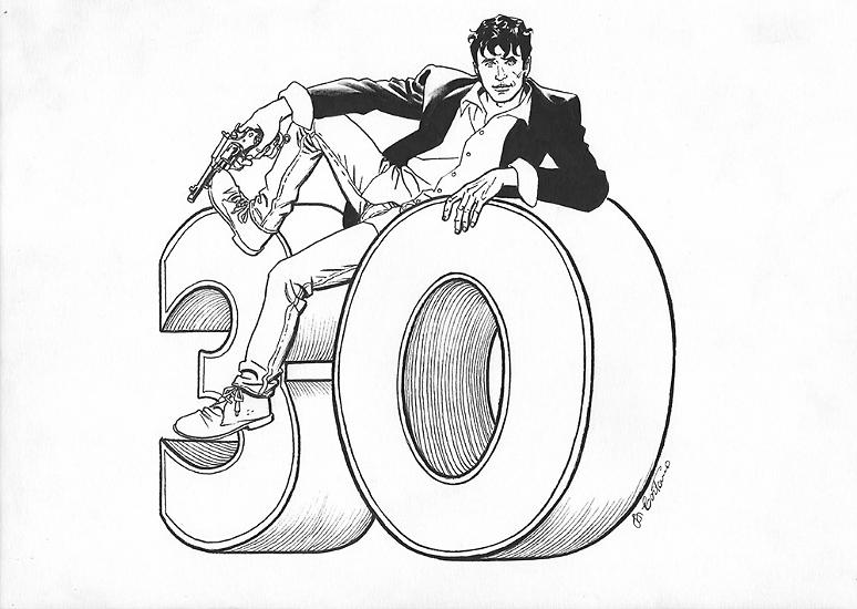 Disegno di Giampiero Casertano per Dylandogofili Cartoomics 2016.