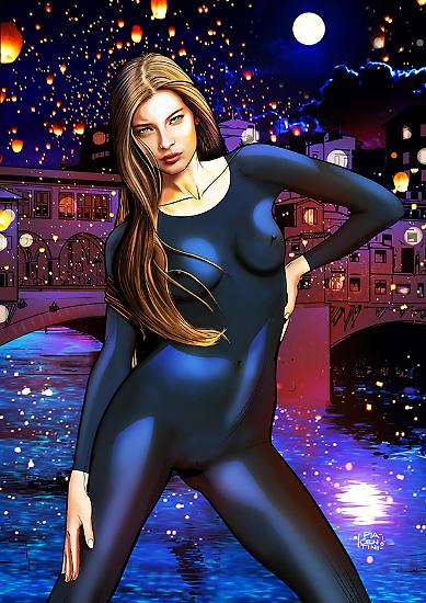 Disegno di Fabio Piacentini per AMys Cartoomics 2016.