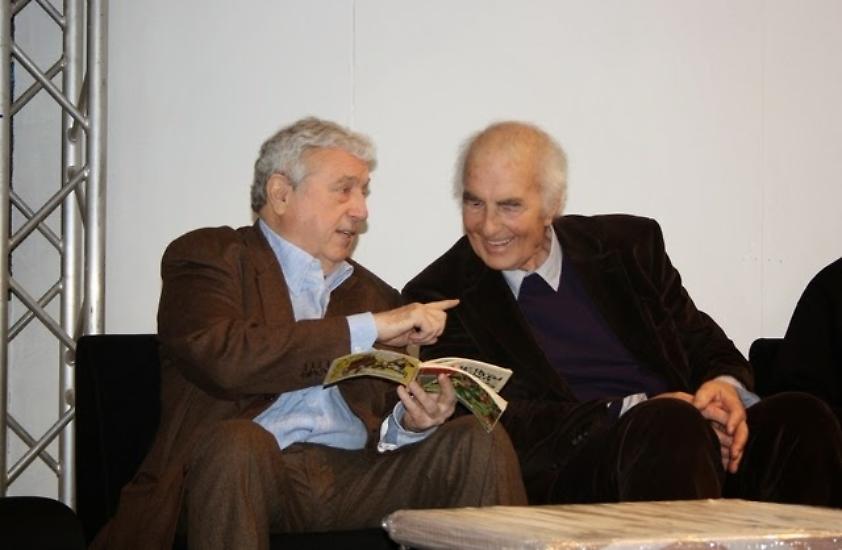 Guido Nolitta e Gallieno Ferri, i due creatori di Zagor (per gentile concessione di Giuseppe Reina).