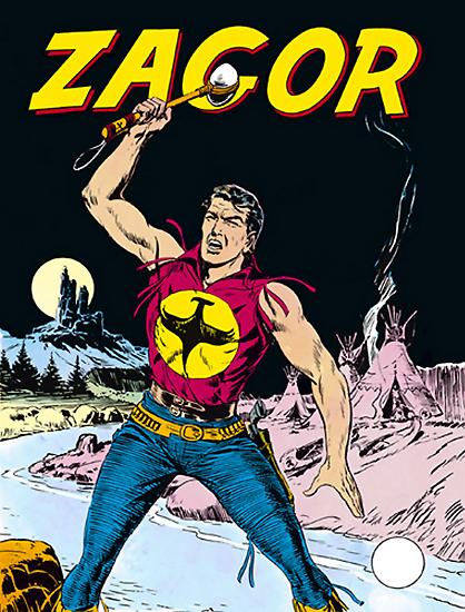 La storica prima copertina di Zagor in formato "Bonelli".