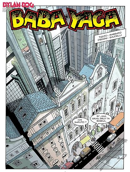 Tavola da "Baba Yaga", testi: Paola Barbato, disegni: Franco Saudelli, colori: Oscar Celestini.