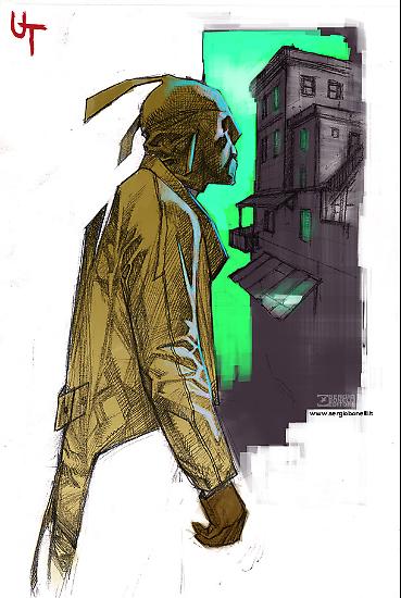 Proposta per l'illustrazione di copertina di UT n.3, Edizione Variant fumetterie.