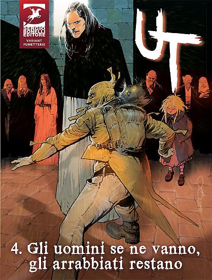 La copertina impaginata di UT 4 - variant fumetterie.