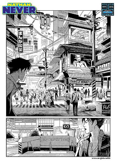 Tavola di Francesca Palomba tratta da una storia dedicata a Legs, attualmente in lavorazione, scritta da Antonio Serra.