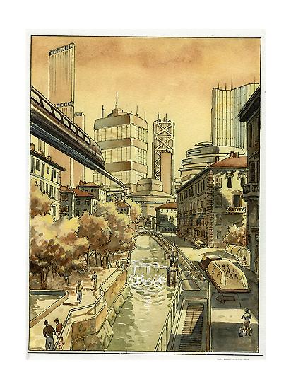 Navigli nella futuribile interpretazione di Roberto de Angelis.