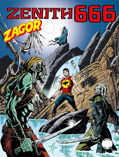 Zagor n.615 "Zenith 666" - cover by Alessandro Piccinelli.