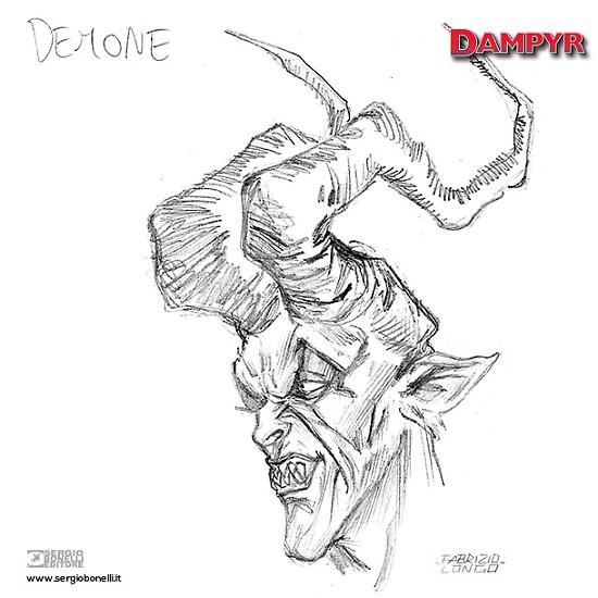 Studi realizzati da Fabrizio Longo per lo Speciale Dampyr 12 "La porta dell'Inferno".
