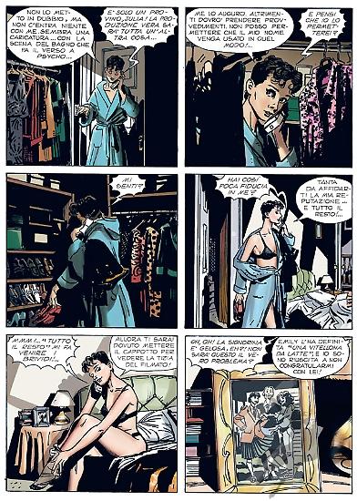 Tavola tratta dalla storia "Gli occhi dell'abisso", testi di Giancarlo Berardi, disegni di Luca Vannini, colori Spartaco Lombardo e Gloria Martinelli.