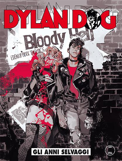 Dylan Dog 364 "Gli anni selvaggi" dal 29 dicembre 2016 in edicola - testi Baraldi, disegni Mari, copertina Cavenago.