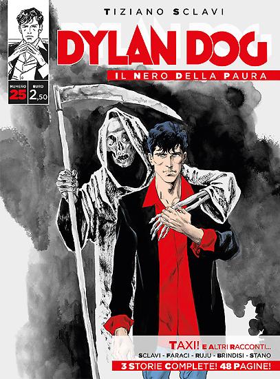 Dylan Dog "Il nero della paura" 25 - copertina di Sergio Gerasi