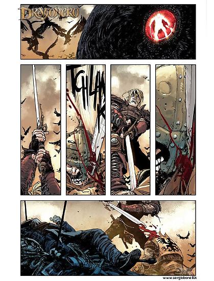 Anteprima Dragonero 2017 - "La Banda dei Senzanima", disegni di Mario Alberti, colori di Andres Mossa