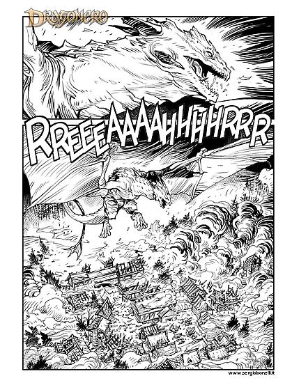 Anteprima Dragonero 2017 - novembre, disegni di Riccardo Crosa