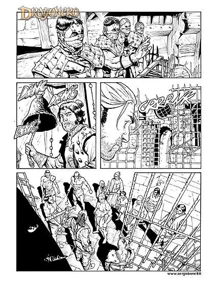 Anteprima Dragonero 2017 - agosto, disegni di Salvatore Porcaro