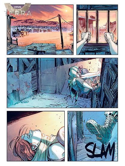 Orfani: Terra N°3, testi di Emiliano e Matteo Mammucari, Mauro Uzzeo, disegni di Matteo Cremona, colori di Stefania Aquaro.