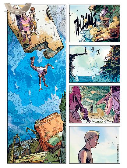 Orfani: Terra N°3, testi di Emiliano e Matteo Mammucari, Mauro Uzzeo, disegni di Matteo Cremona, colori di Stefania Aquaro.