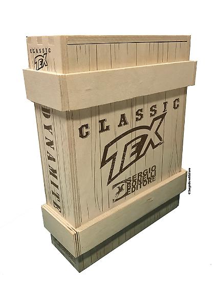 Il box di legno del cofanetto Tex Dynamite!