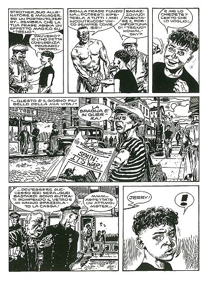Una tavola da Mister No 292, "Vent'anni dopo". Testi di Luigi Mignacco e Michele Masiero, disegni di Roberto Diso e Orestes Suarez