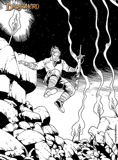 Anteprima Dragonero 2017 - luglio, disegni di Francesco Rizzato