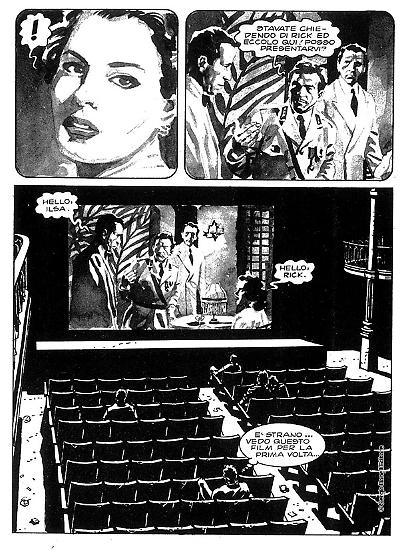 Una tavola di "Cuba", Mister No 119. Testi di Luigi Mignacco, disegni di Fabio Valdambrini.