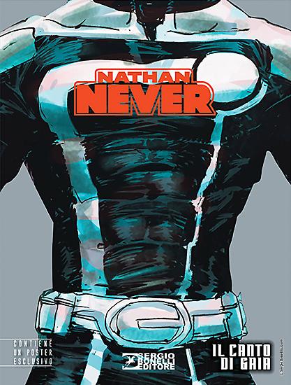La copertina di Mario Alberti per il numero 312 variant di Nathan Never, "Il canto di Gaia".