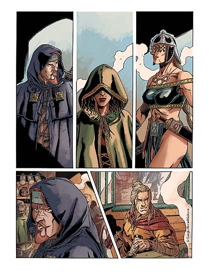 Una tavola dallo Speciale Dragonero n.4, disegni di Alessandro Bignamini.