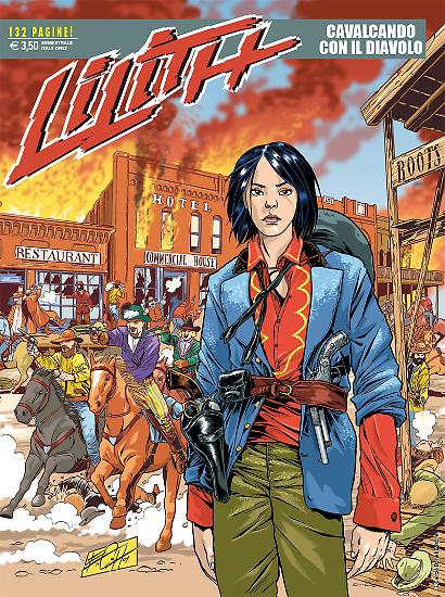 La copertina di Lilith n. 4, "Cavalcando con il diavolo".