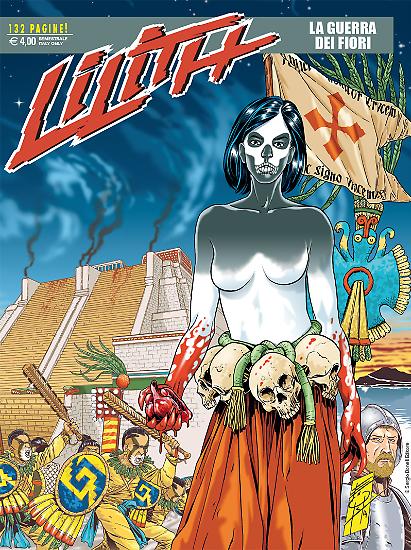 La copertina di Lilith n. 13, "La guerra dei fiori".