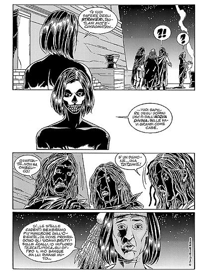 Tavola tratta da Lilith n. 13, "La guerra dei fiori".