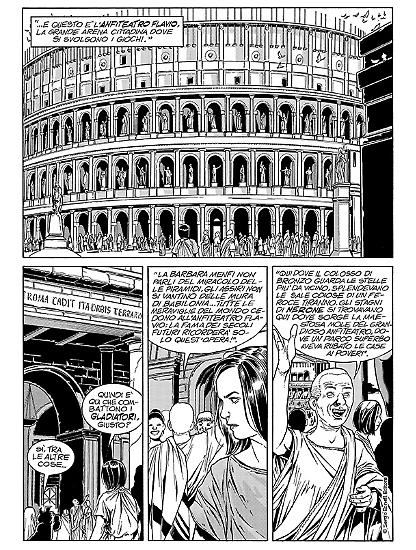 Tavola tratta da Lilith n. 7, "La signora dei giochi".