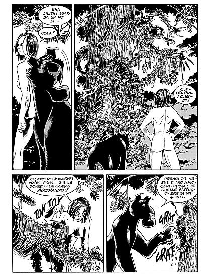 Tavola tratta da Lilith n. 12, "Storia notturna".
