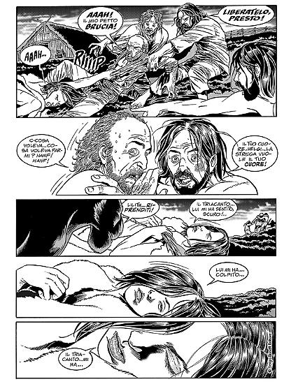 Tavola tratta da Lilith n. 5, "Il mantello dell'orso".