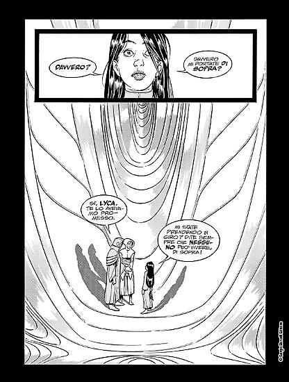 Tavola tratta da Lilith n. 1, "Il segno del Triacanto".