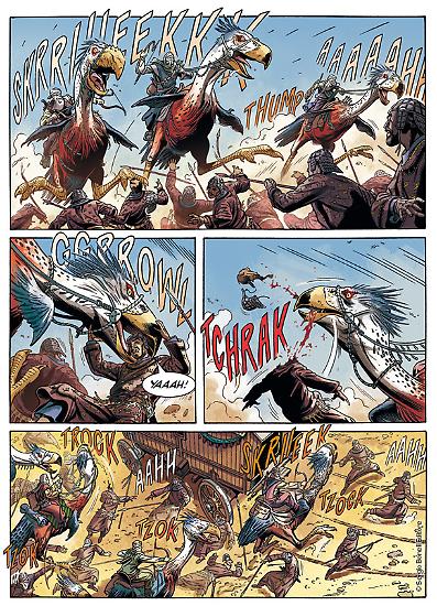 Una tavola di Alessandro Bignamini dallo Speciale Dragonero n. 4