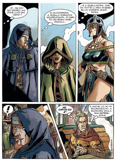 Una tavola di Alessandro Bignamini dallo Speciale Dragonero n. 4