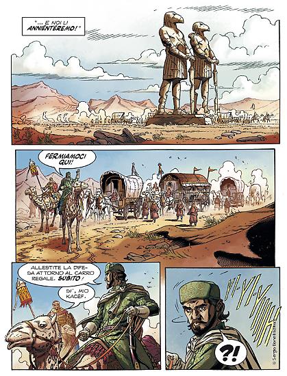 Una tavola di Alessandro Bignamini dallo Speciale Dragonero n. 4