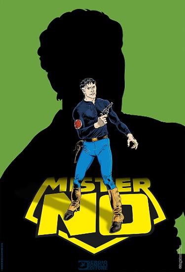 Il "Biposter" di Mister No, illustrazione di Roberto Diso.