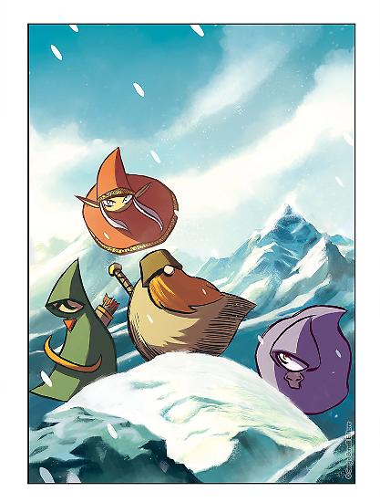 Alcune pagine in anteprima di "Tunnel & Troll", testi Roberto Recchioni e Federico Rossi Edrighi, disegni Riccardo Torti, colori Annalisa Leoni.