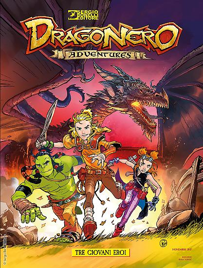Dragonero Adventures n.1 "Tre giovani eroi" - testi di Luca Enoch, disegni di Riccardo Crosa, colori di Paolo Francescutto