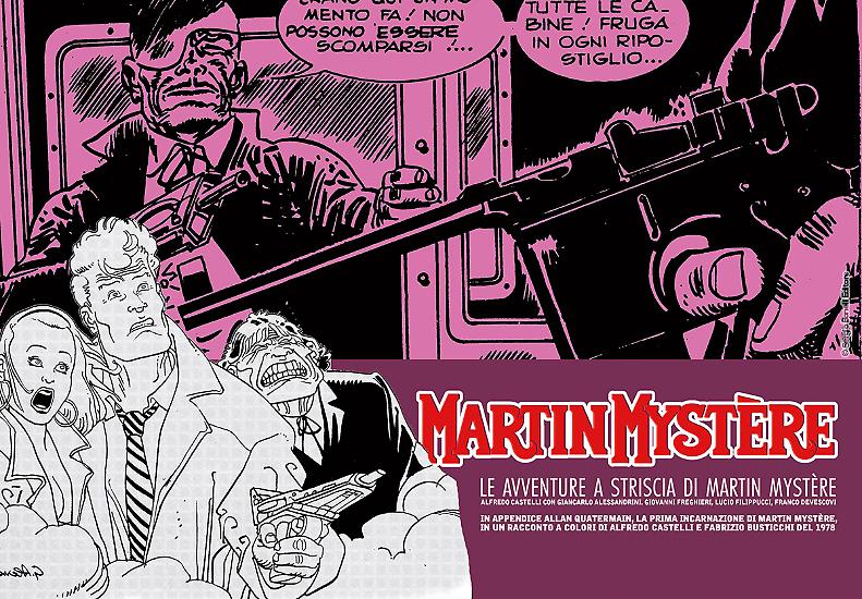La copertina di "Le Avventure a Striscia di Martin Msytère"