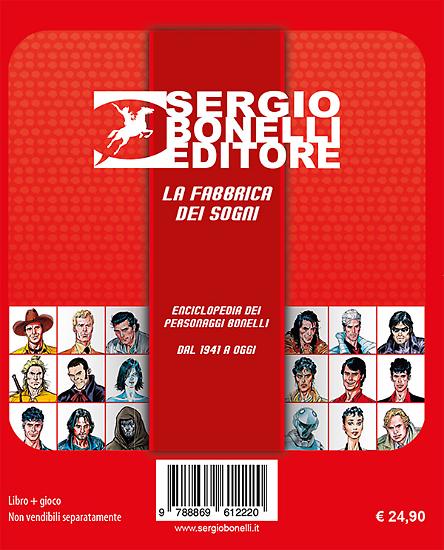 La copertina del volumetto Sergio Bonelli Editore. La fabbrica dei sogni