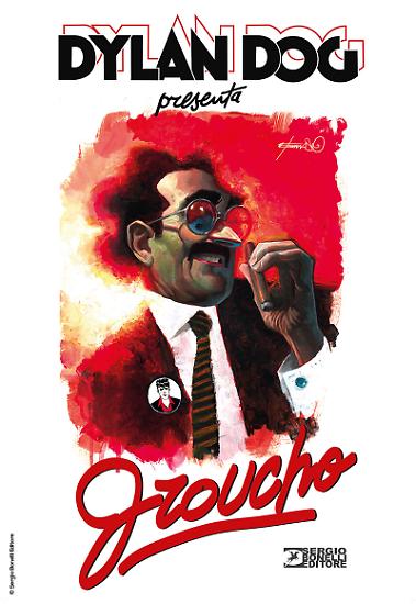 Poster Dylan Dog Groucho - illustrazione di Fabrizio De Tommaso