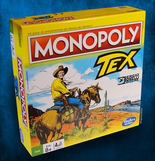 La confezione del Monopoly Tex.