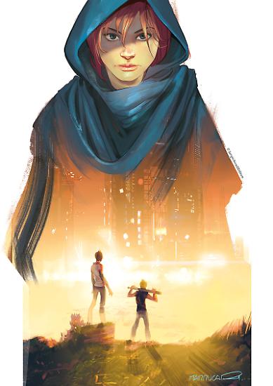 L'illustrazione di Emiliano Mammucari per Lucca Comics & Games 2017.