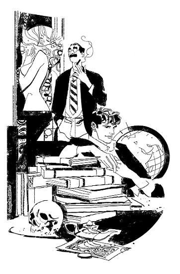 L'illustrazione di Gigi Cavenago per Lucca Comics & Games 2017.