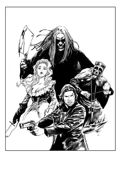 L'illustrazione di Nicola Genzianella per Lucca Comics & Games 2017.