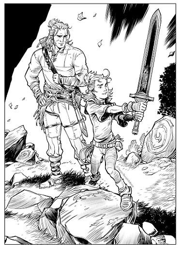 L'illustrazione di Riccardo Crosa per Lucca Comics & Games 2017.