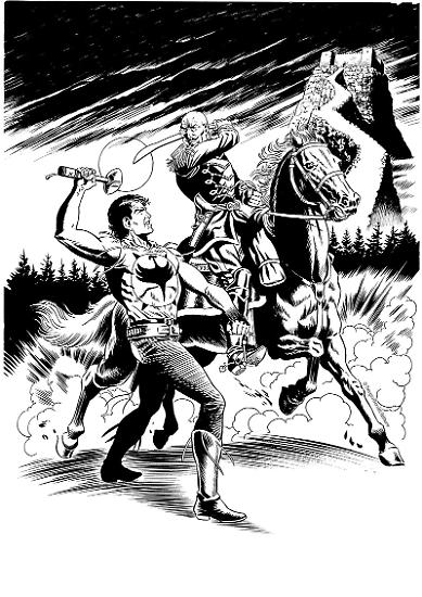 L'illustrazione di Walter Venturi per Lucca Comics & Games 2017.